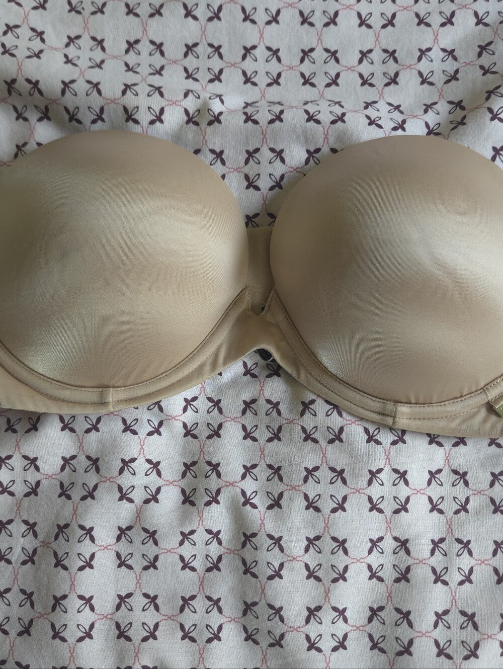 Victoria's Secret Very Sexy Strapless Push-Up Bra Nude Praline 36C Multi-Way - Picture 4 of 13